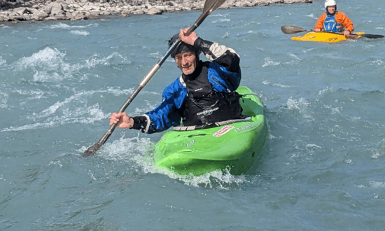 kayak, initiation sur la Durance